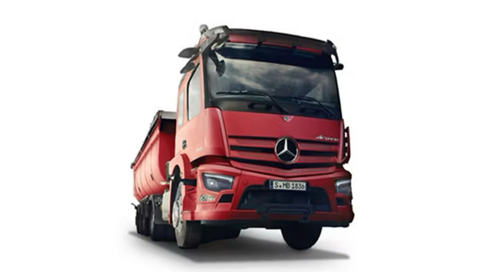 Cestno usmerjen prekucni polpriklopnik Actros