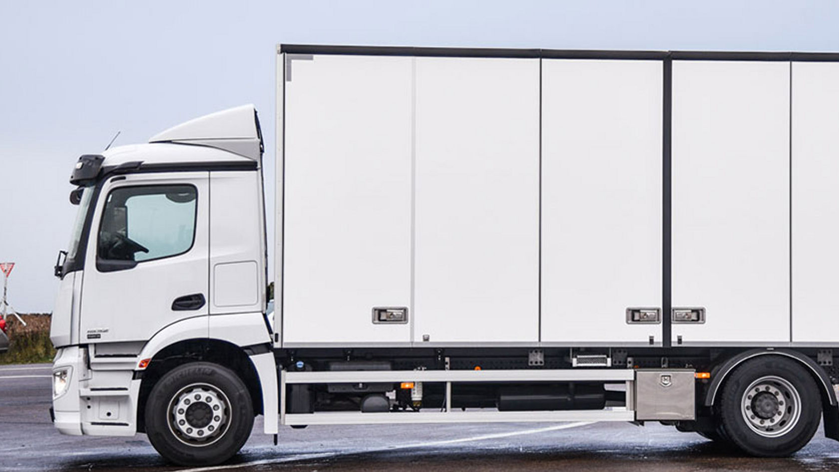 Mercedes-Benz Actros for long distance transportation.