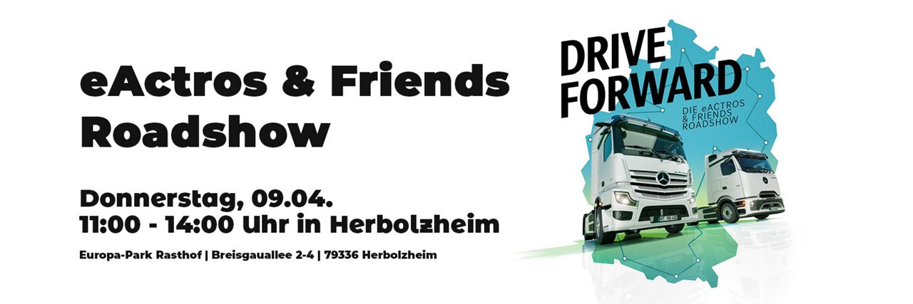 eActros & Friends Roadshow am 09.04. in Herbolzheim