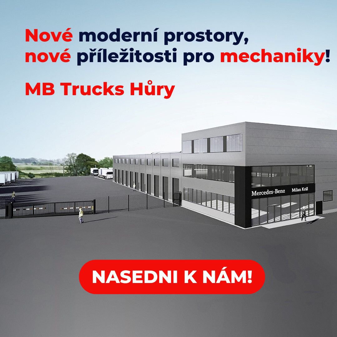 Opravuj náklaďáky v novém! - MB Trucks Hůry