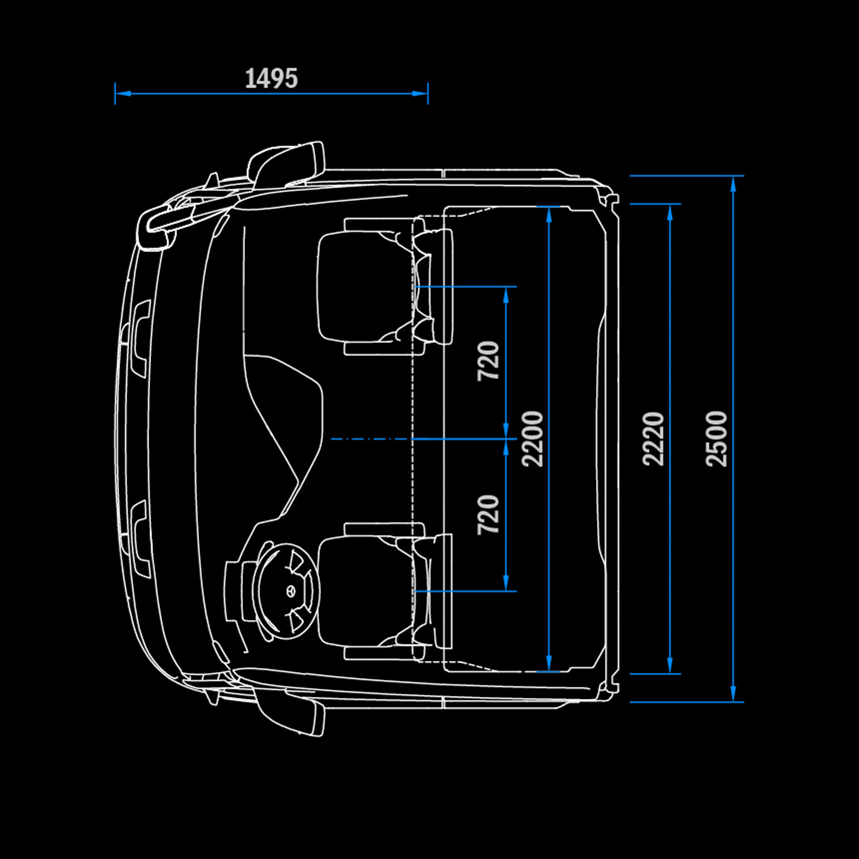 ProCabin Stream top view