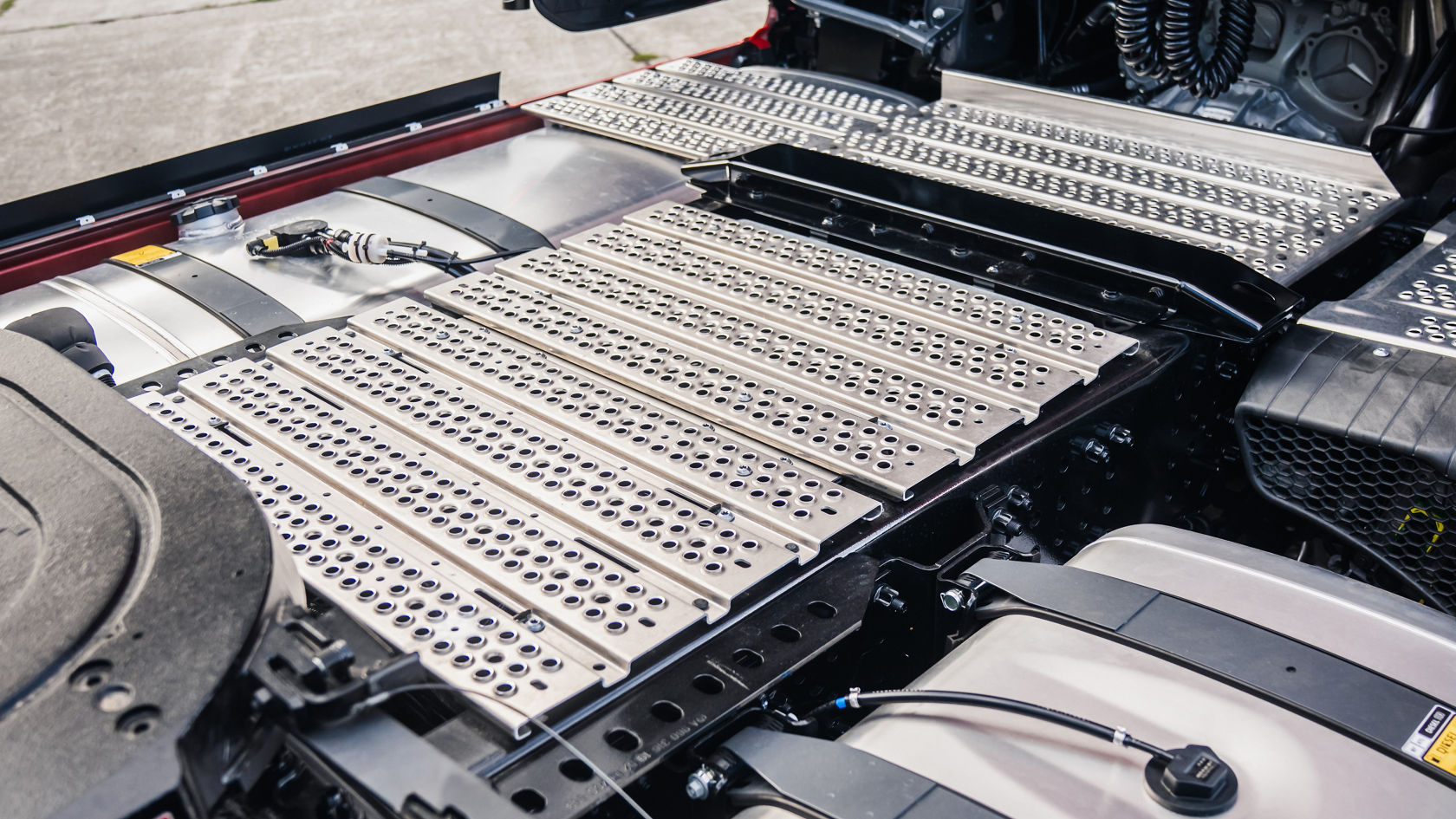 Plaque de protection pour le châssis.