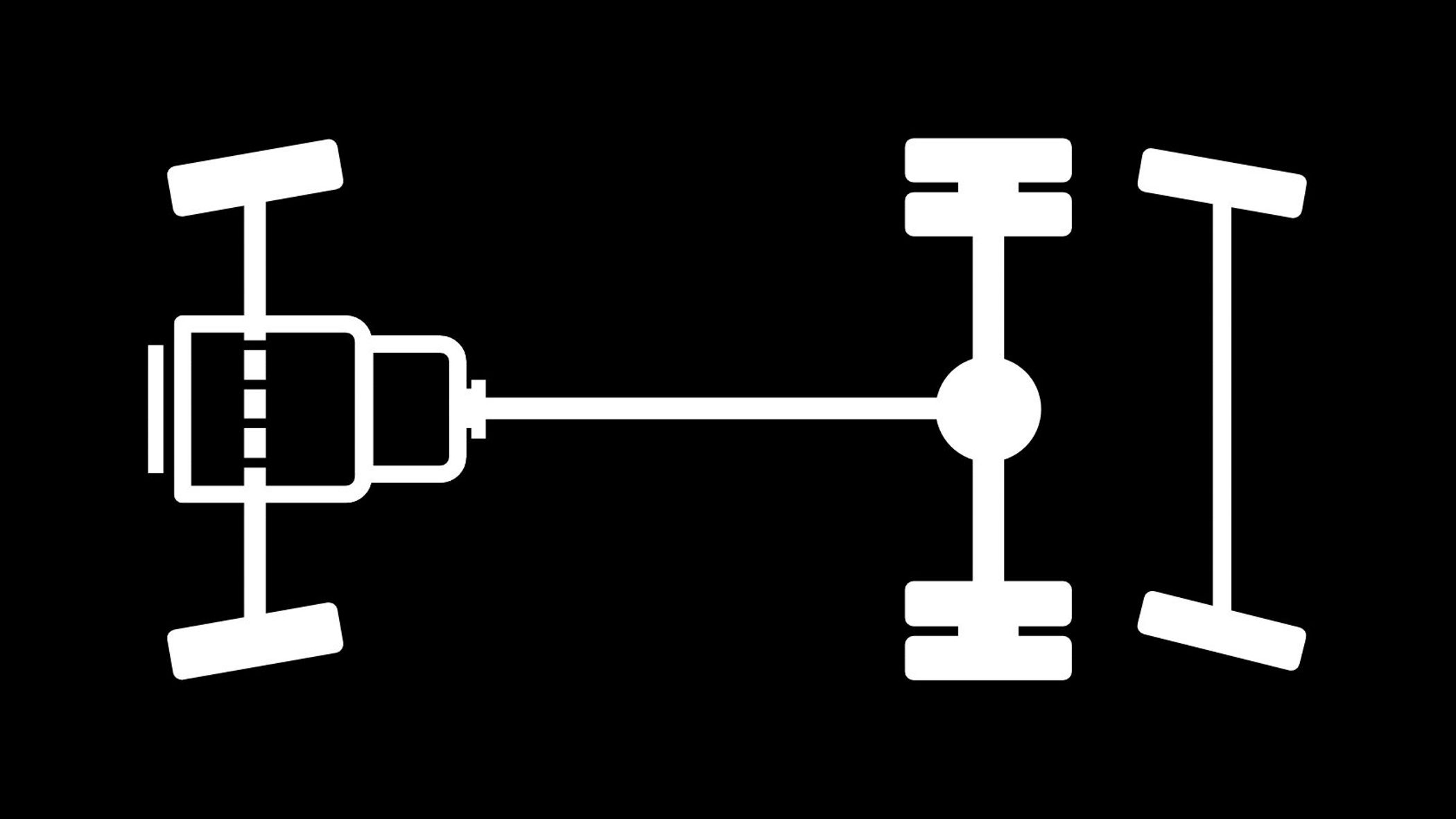 6×2/4 NLA 3-axle vehicle