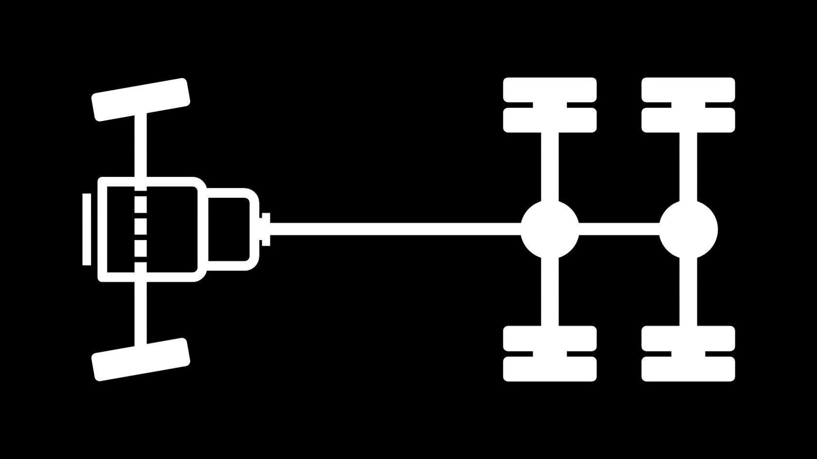 6×4 3-axle vehicle