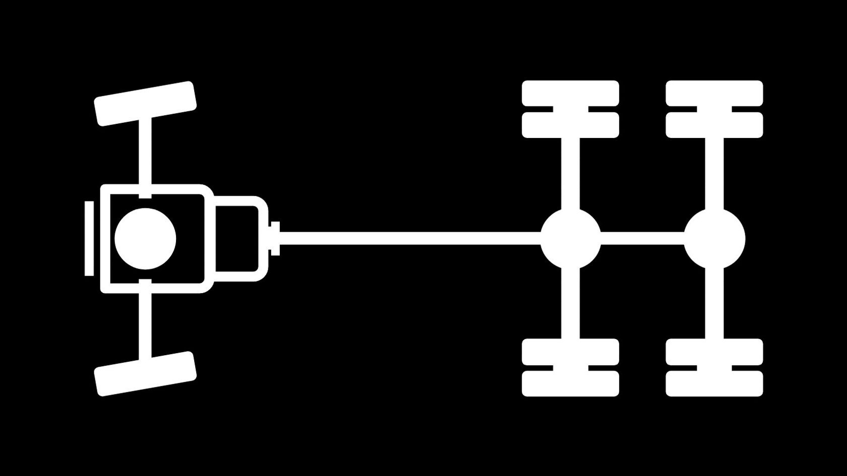 6×4 3-axle vehicle