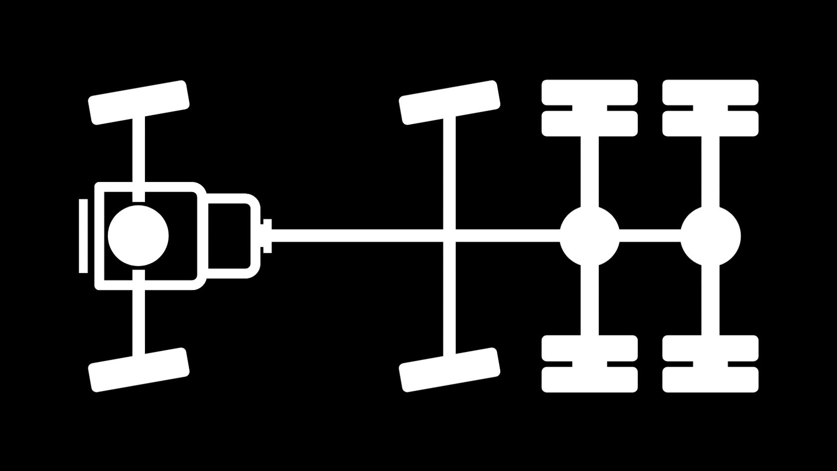 4-axle vehicle 8×6/4 leading axle