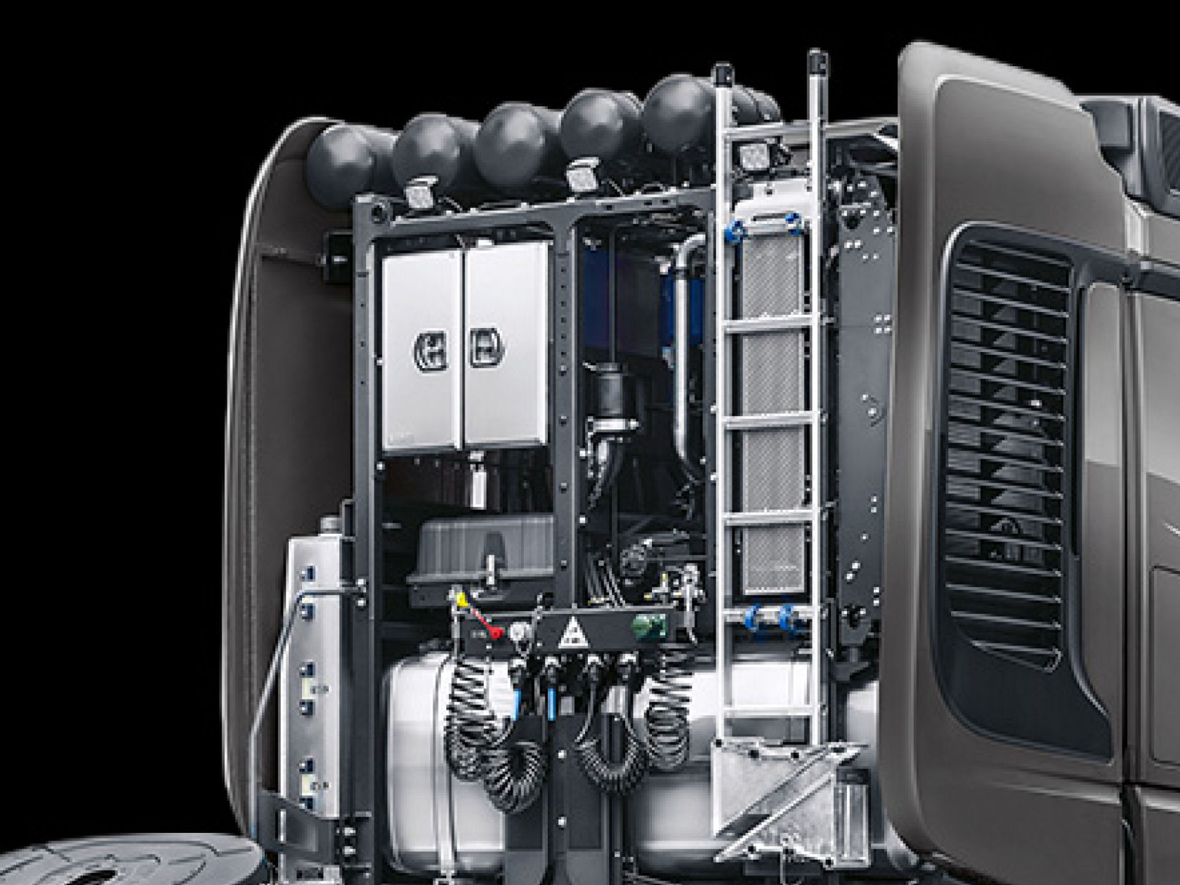 Sistema de refrigeração traseiro