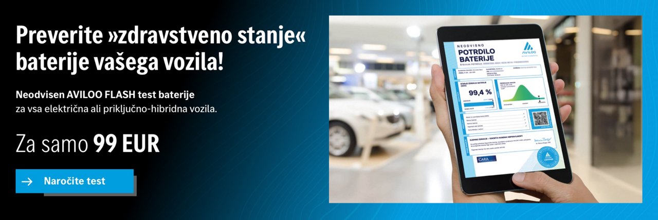Preverite »zdravstveno stanje« baterije vašega električnega ali priključno-hibridnega vozila - za samo 99€!