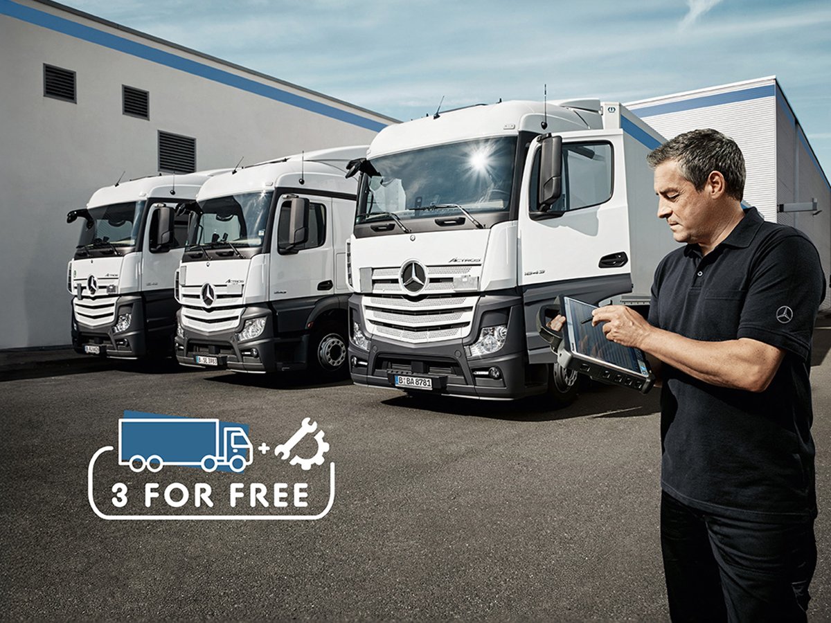 Mercedes-Benz Truck Aktion 3 for free - Autohaus SCHADE