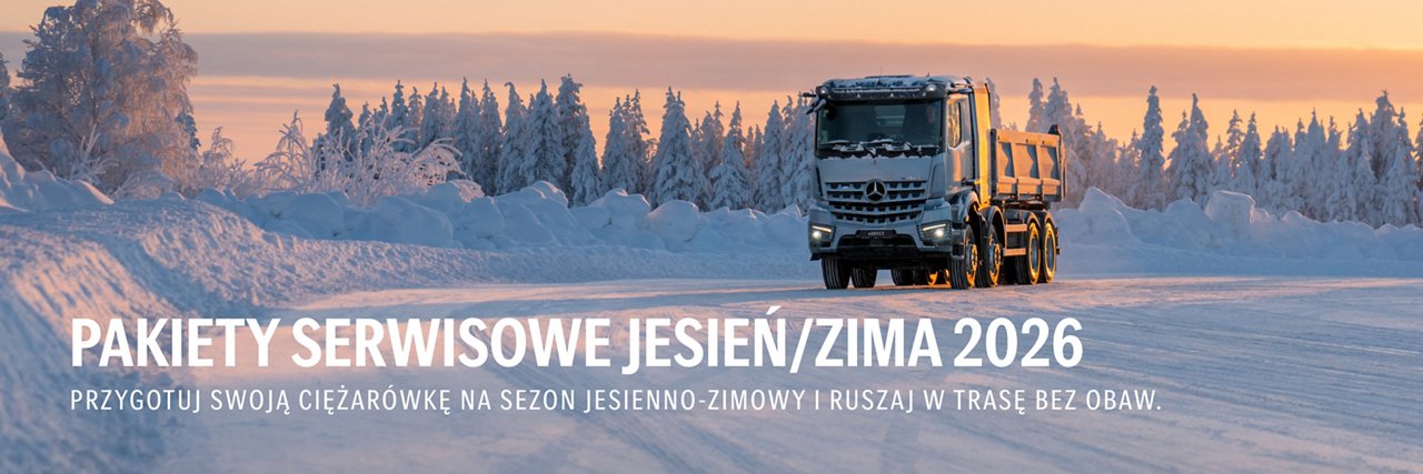 Pakiety serwisowe jesień/zima 2026! Skorzystaj z oferty w Daimler Truck Retail Polska