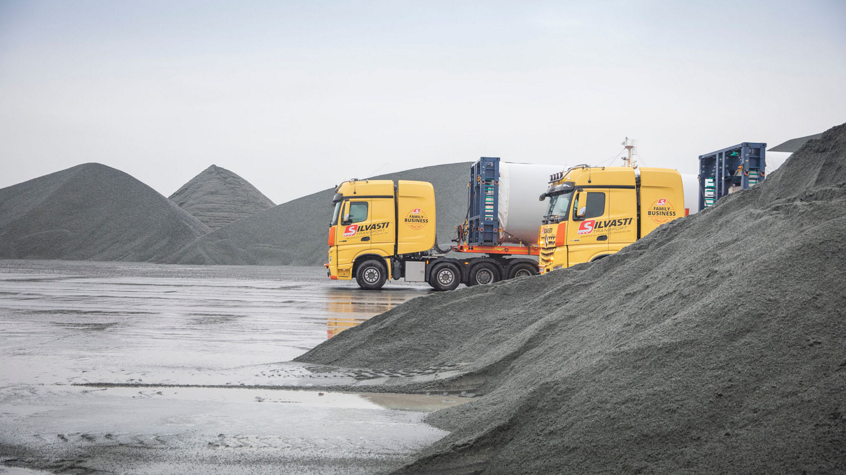 Heavy-duty transport: precision work, power and concentration