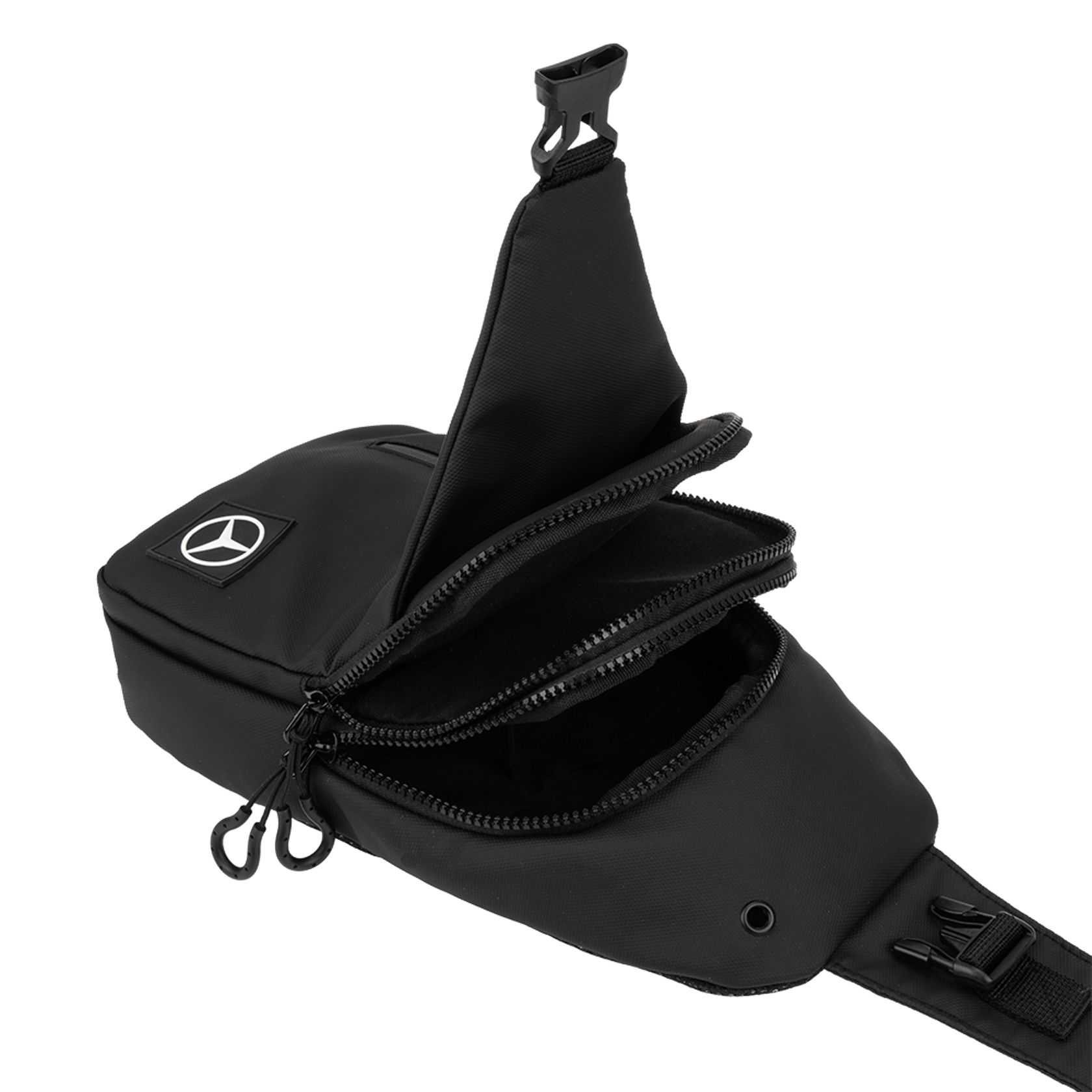 Spring/Summer collection shoulder bag black open