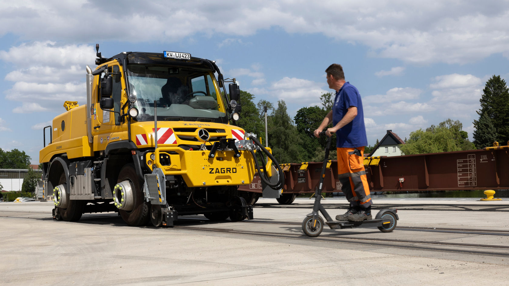 Unimog statt Lok