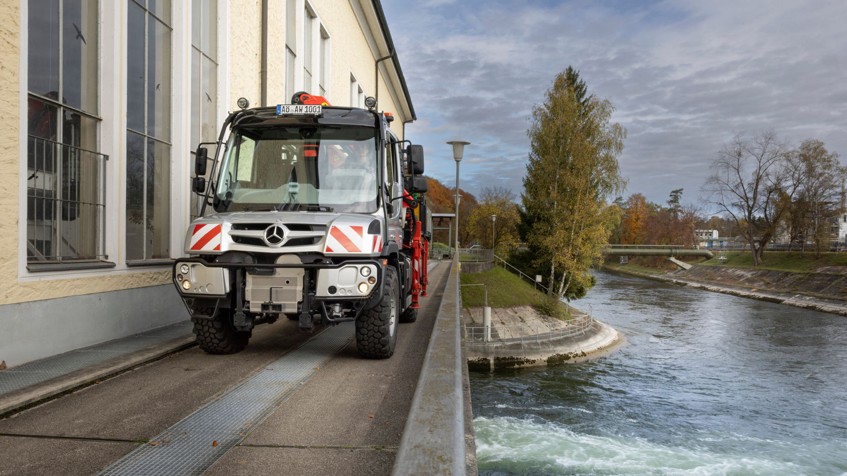 Un nouvel Unimog pour la centrale hydroélectrique