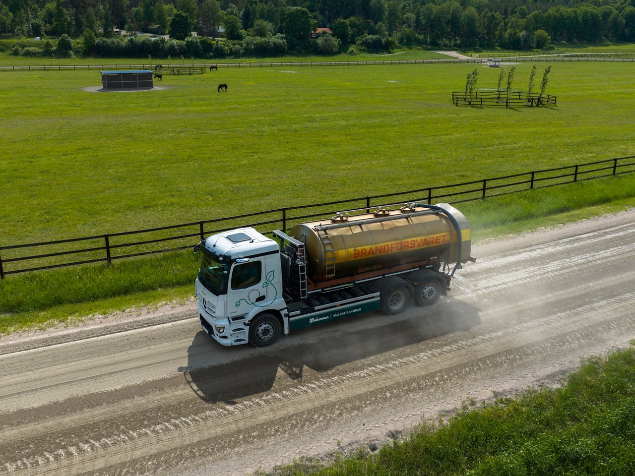 Europe’s Only Stud Farm Running Its Own Electric Truck