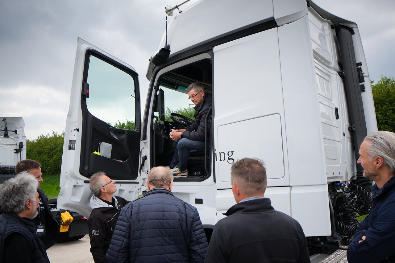 Test drive in the eActros 600