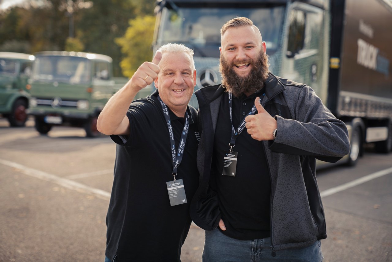 Dai camion d'epoca all'eActros 600: le RoadStars vivono da vicino Mercedes-Benz Trucks