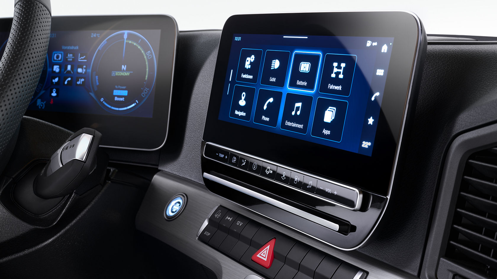 Multimedia Cockpit, interactive (interaktív multimédiás műszerfal): A közlekedés intelligens lesz.
