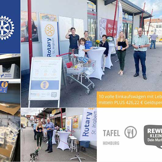  Engagement kauf1mehr. Wir gratulieren ROTARY St. Ingbert zu dieser gelungenen Aktion!