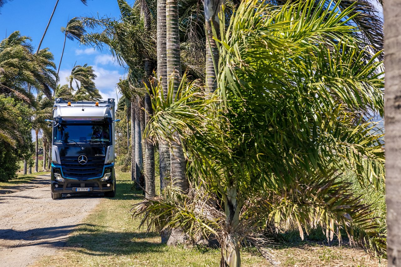 The island's long-haul driver.