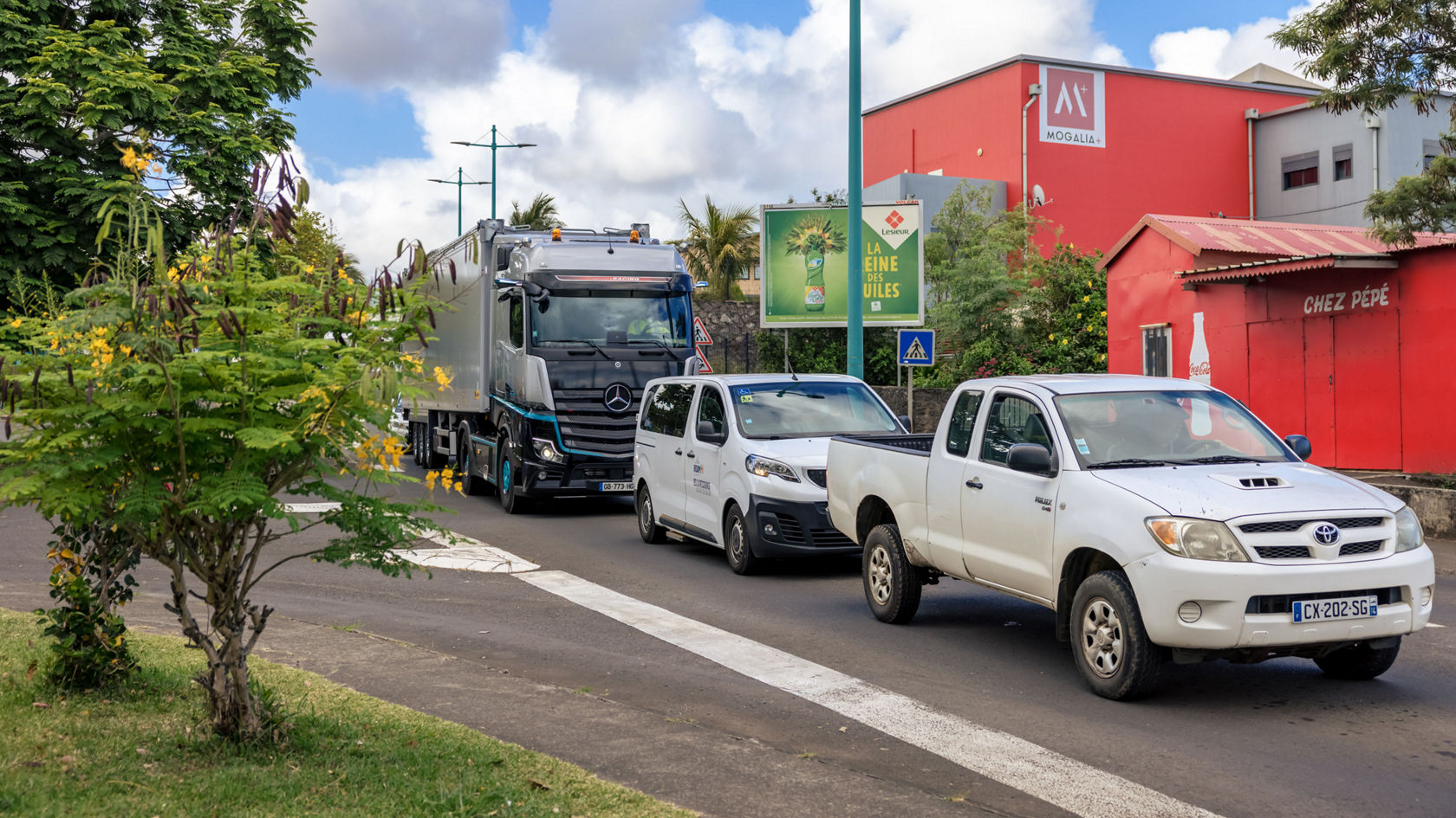 Île de la Réunion: Logistik-hverdag midt i det Indiske Ocean