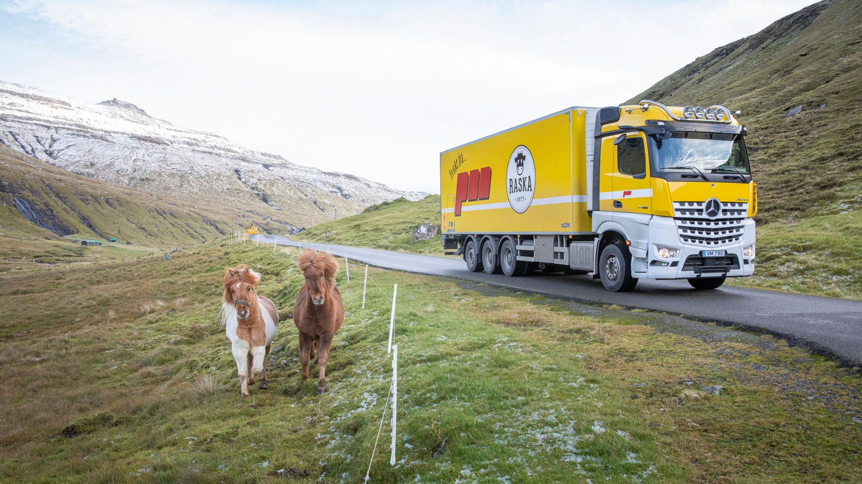 Faroe Islands: Every day, Hanus Egholm drives across a very special roundabout