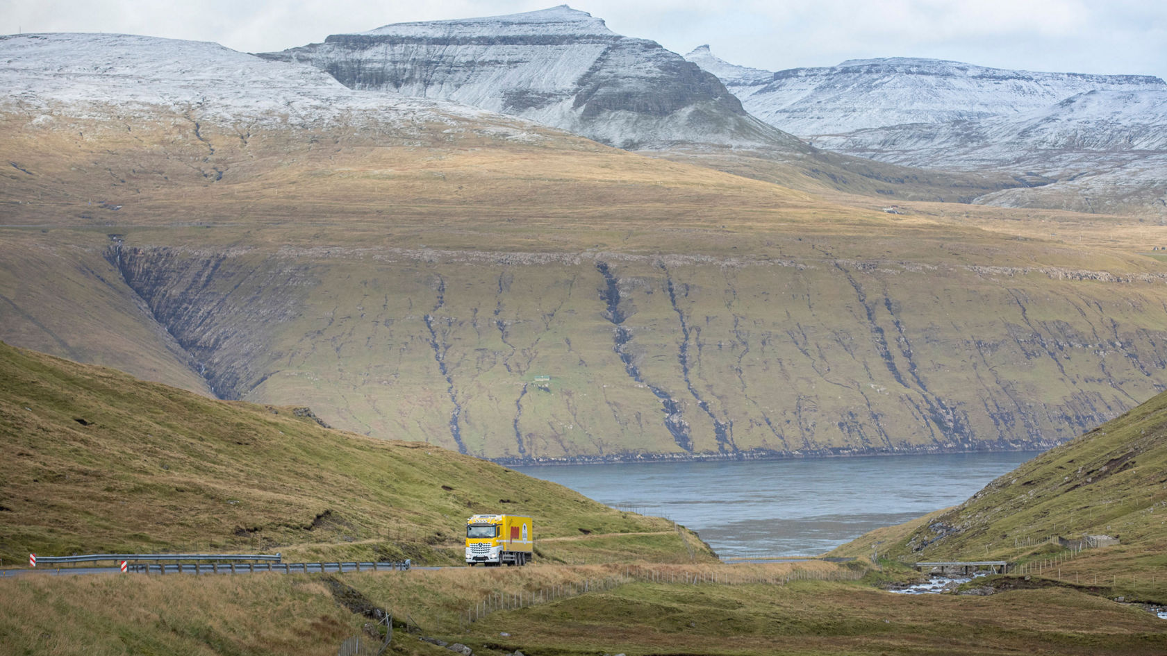 Faroe Islands: Every day, Hanus Egholm drives across a very special roundabout