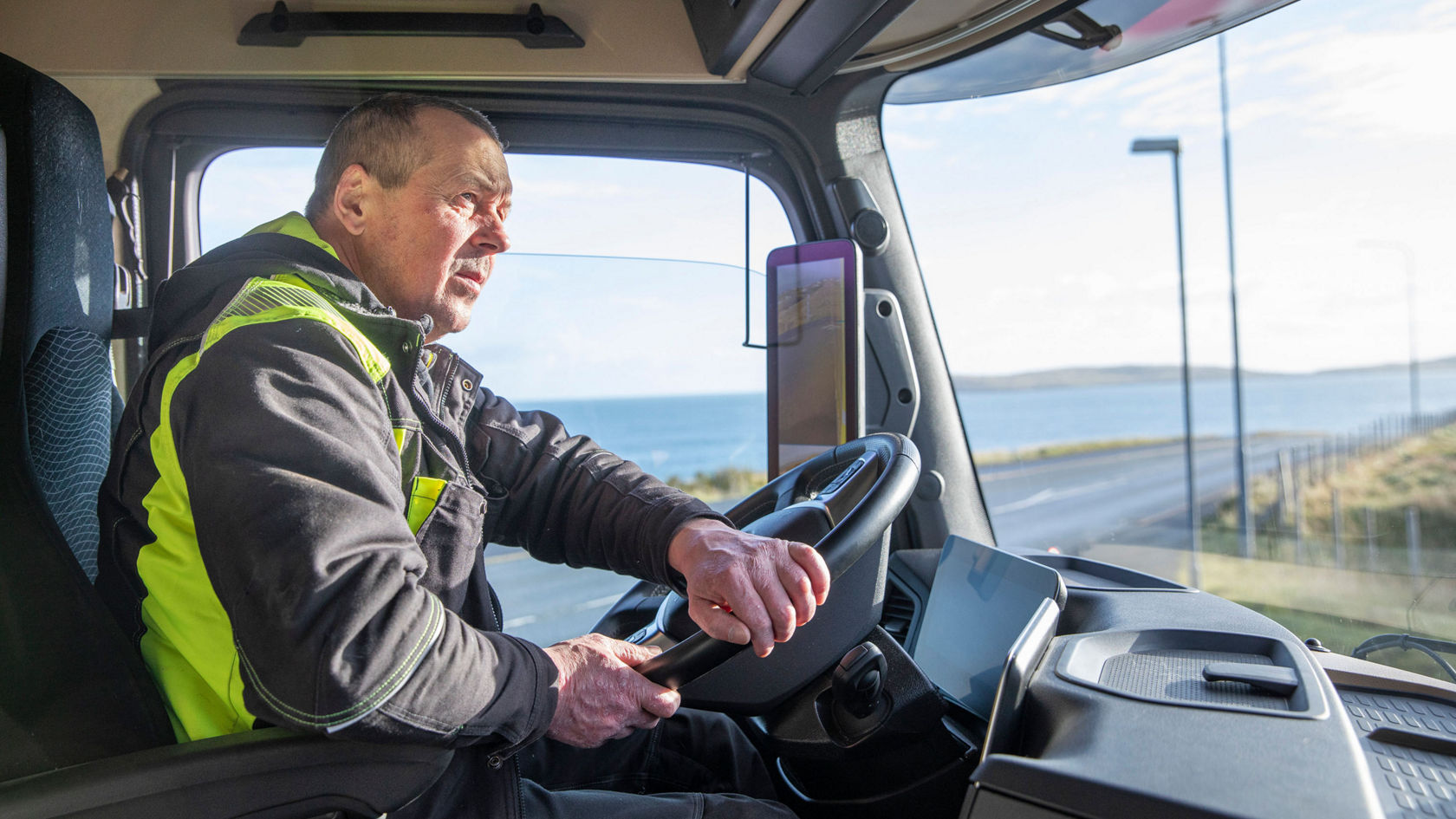 Faroe Islands: Every day, Hanus Egholm drives across a very special roundabout