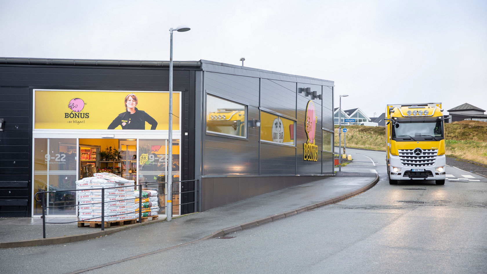 Faroe Islands: Every day, Hanus Egholm drives across a very special roundabout