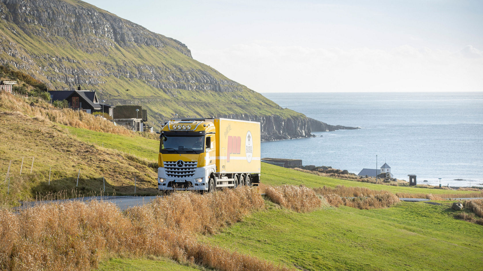 Faroe Islands: Every day, Hanus Egholm drives across a very special roundabout