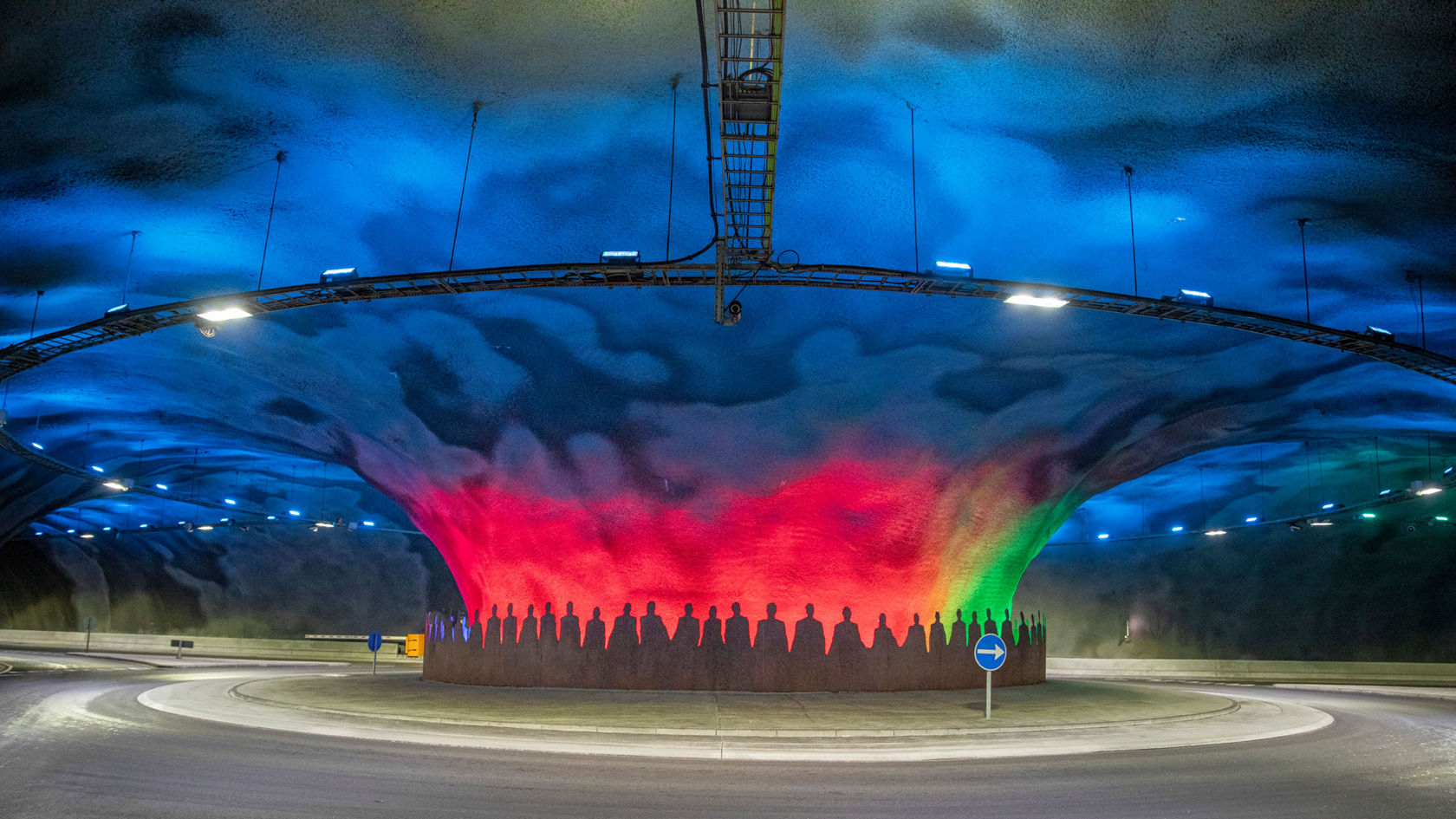 Faroe Islands: Every day, Hanus Egholm drives across a very special roundabout