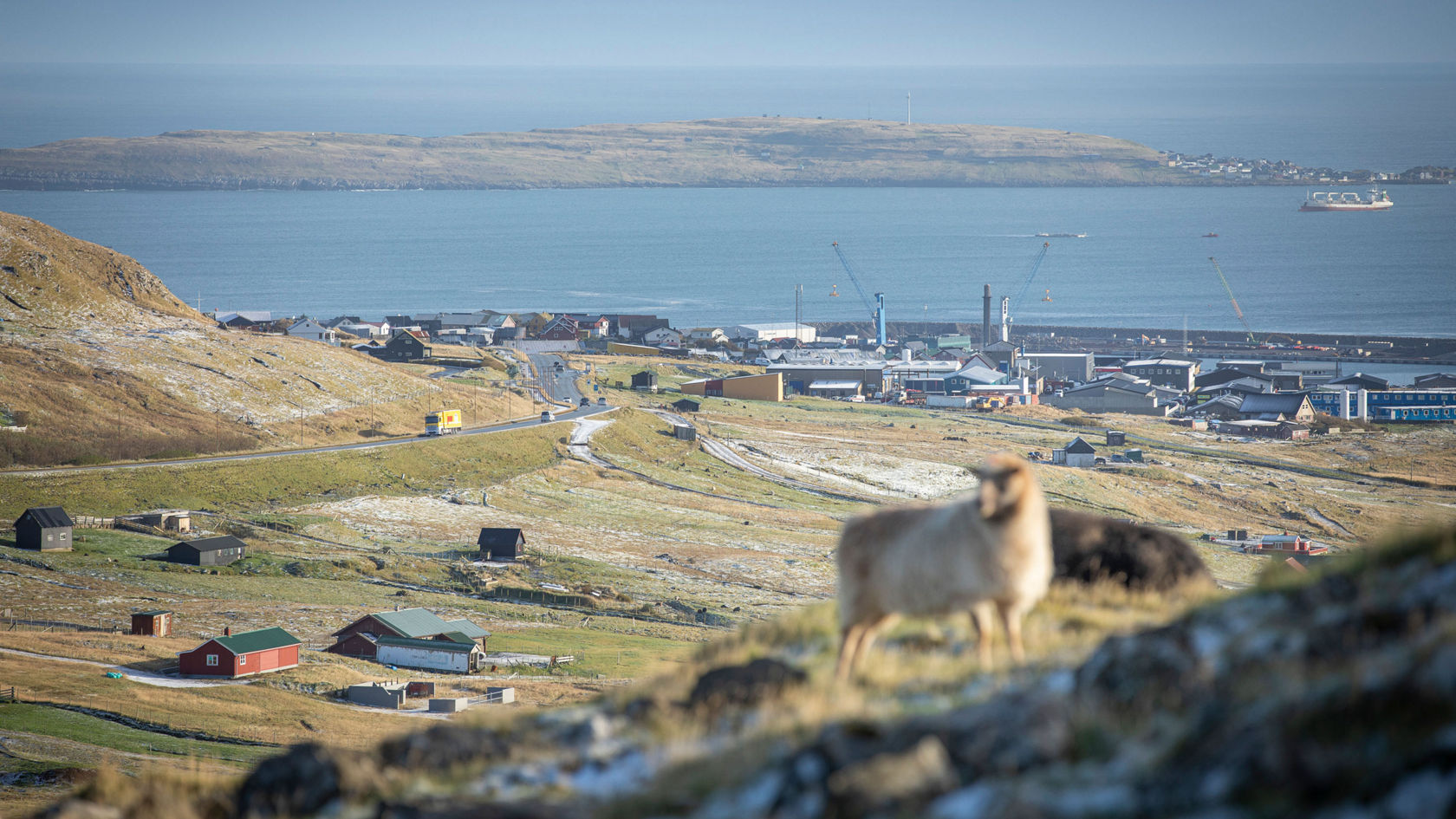 Faroe Hanus Egholm percorre ogni giorno una particolare rotatoria