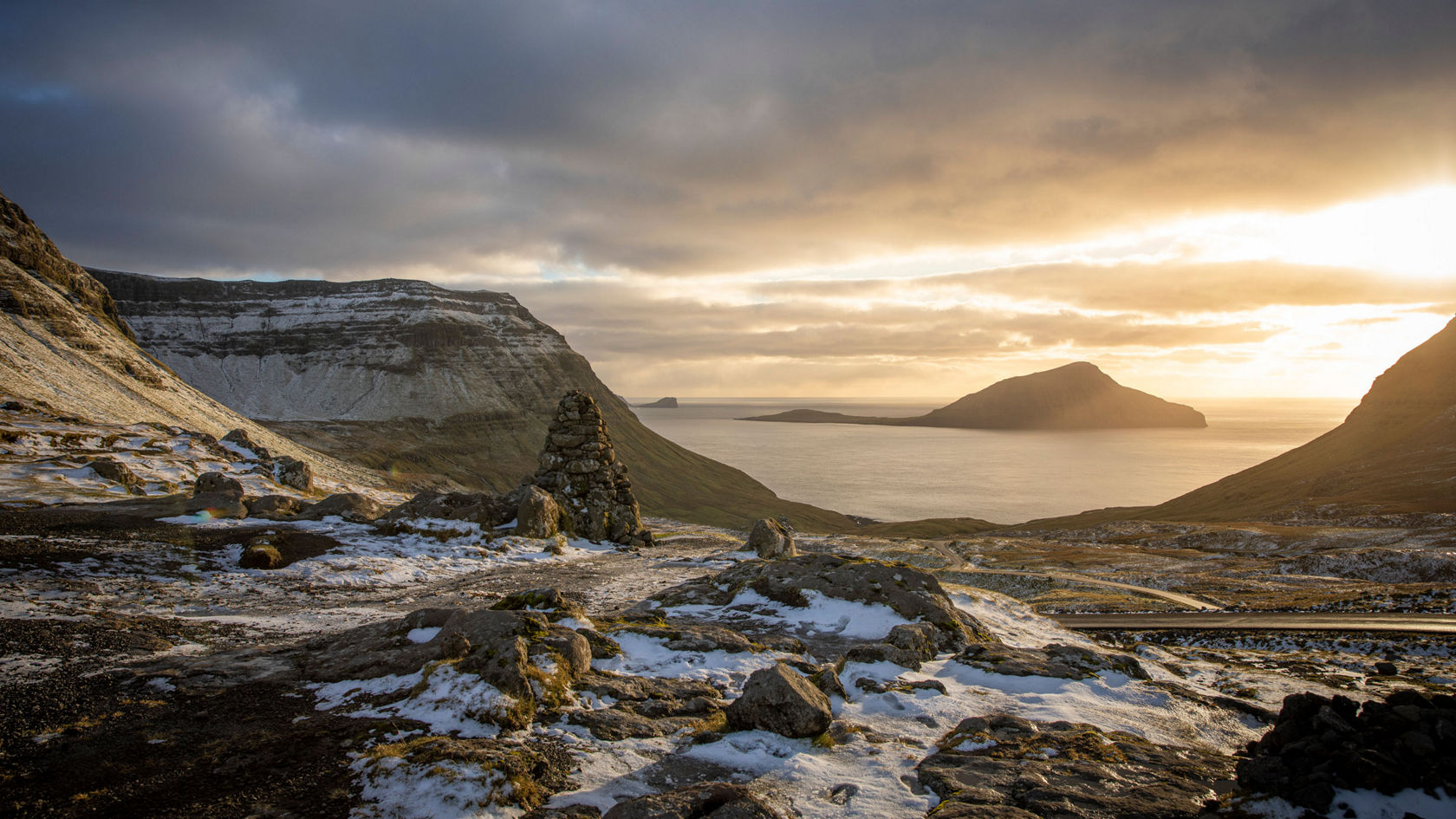 Faroe Islands: Every day, Hanus Egholm drives across a very special roundabout