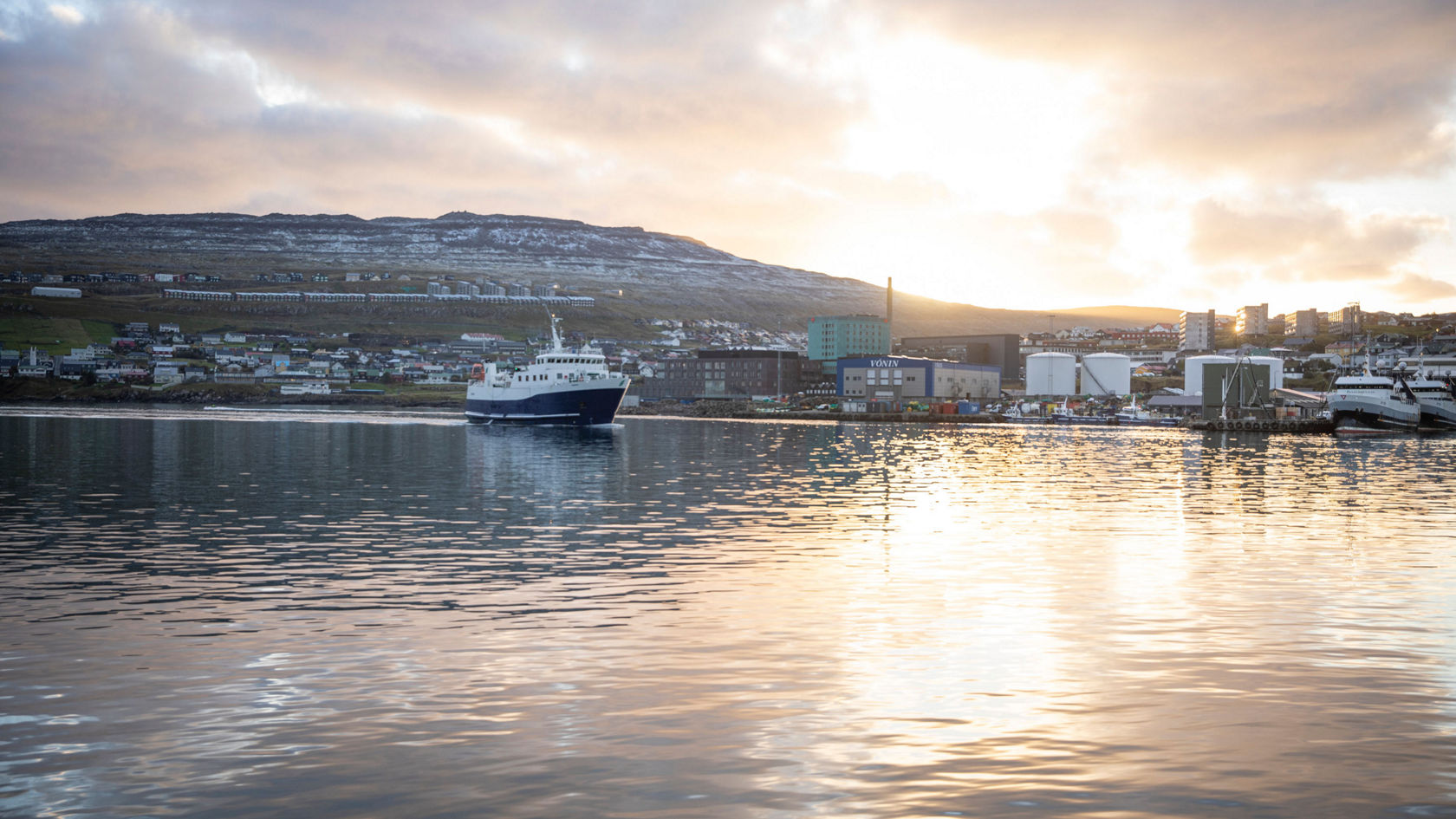 Faroe Islands: Every day, Hanus Egholm drives across a very special roundabout