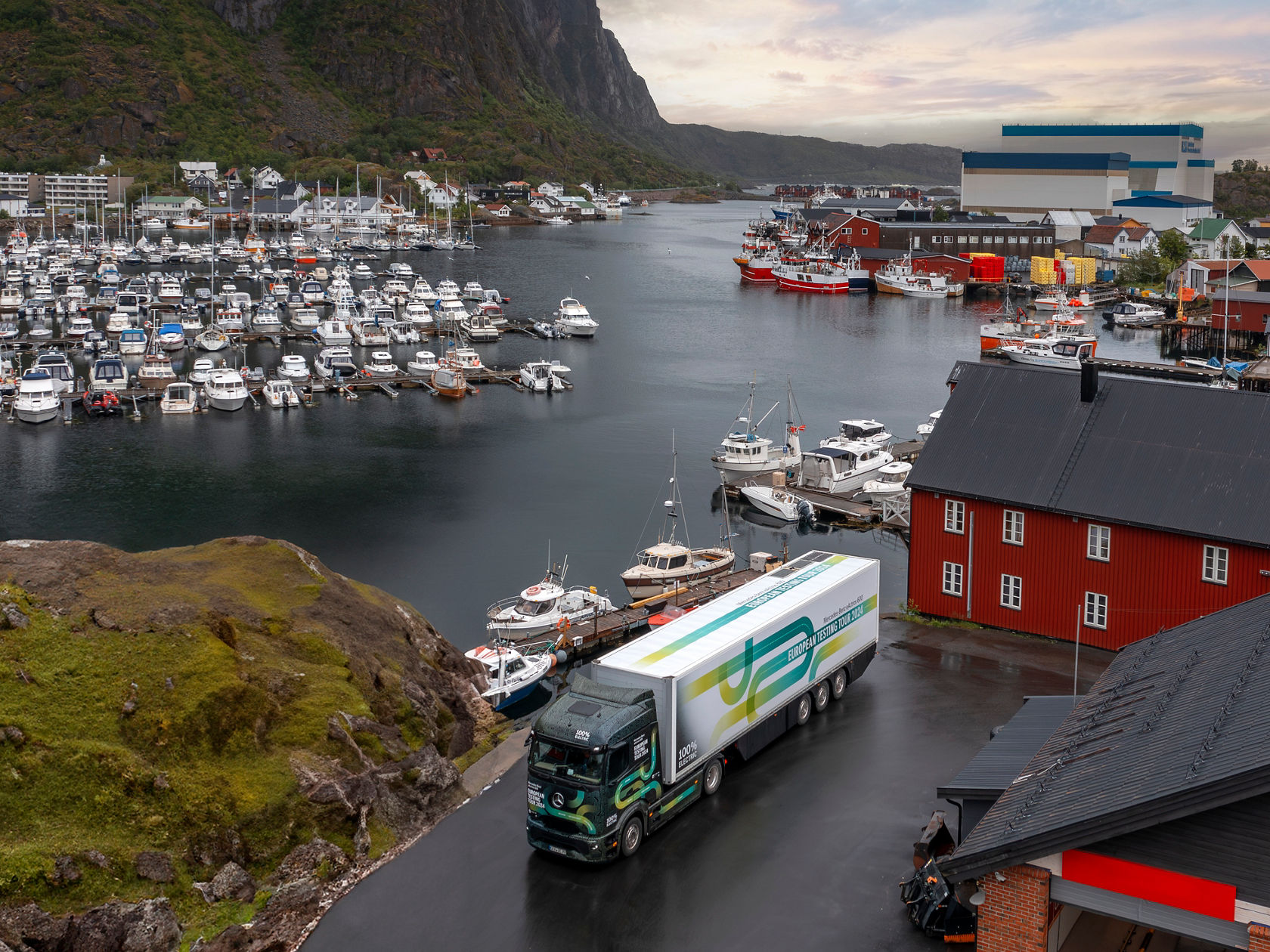 eActros 600 European Testing Tour 2024