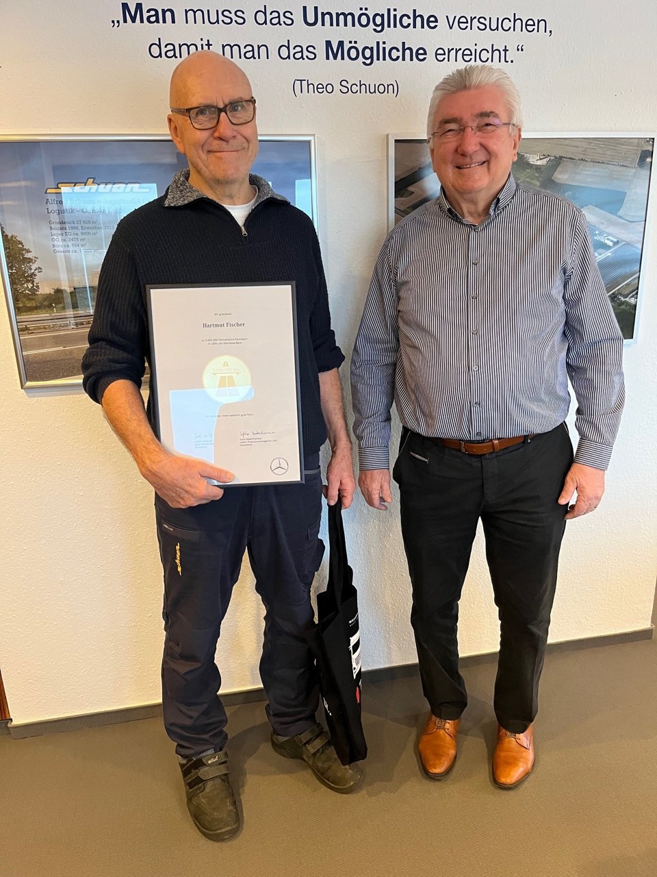 Kilometermillionär: Hartmut Fischer