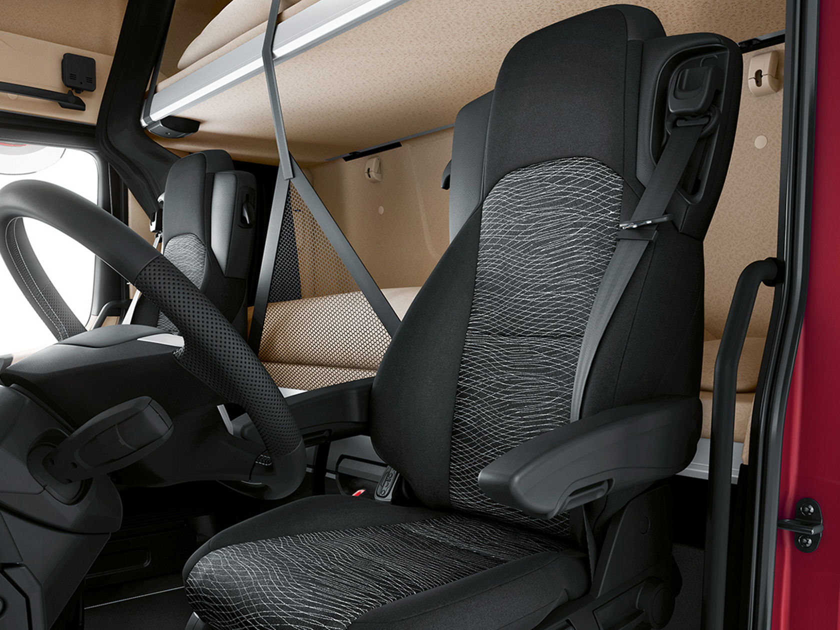 운전석 컴포트 시트.