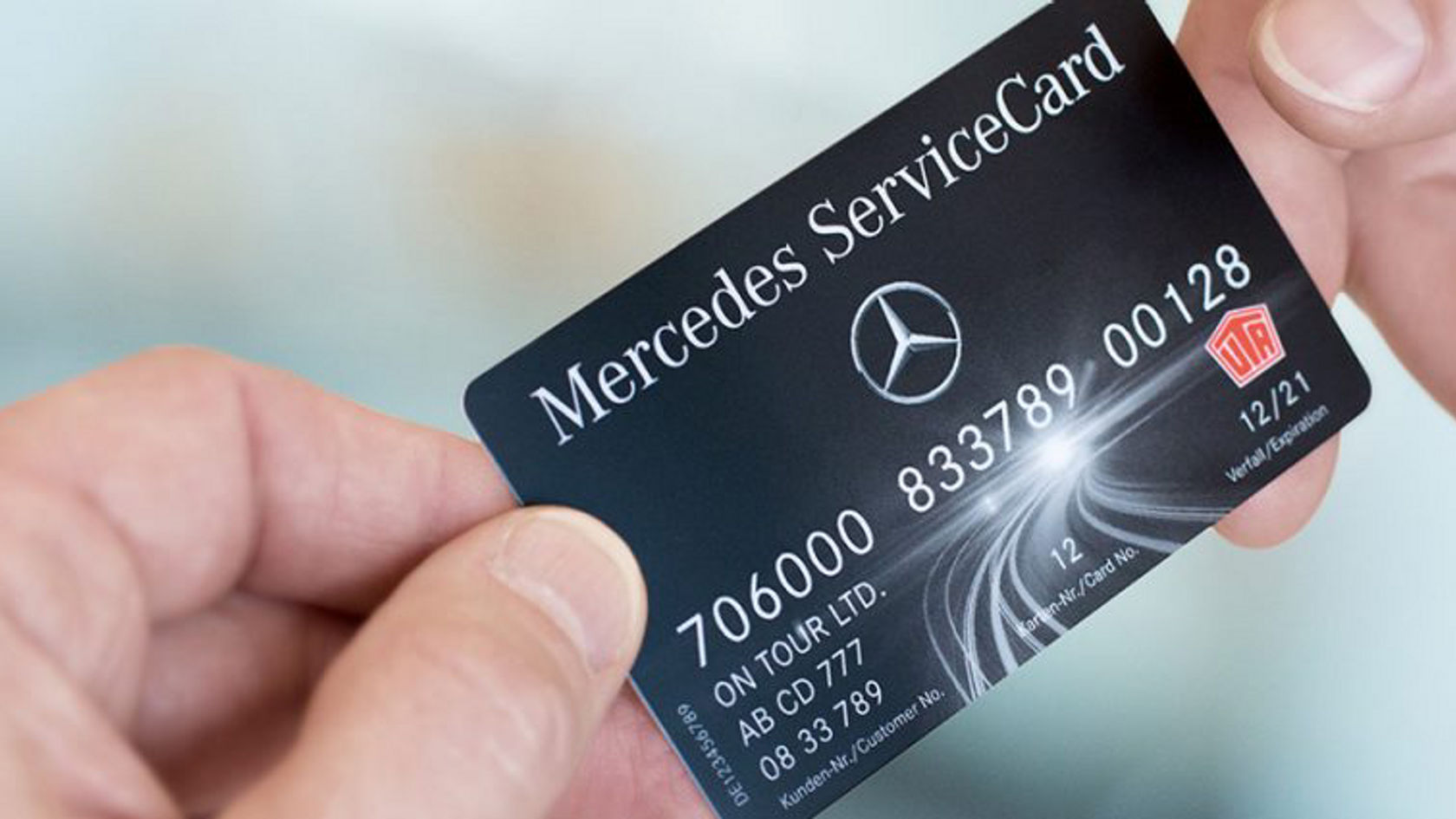  Mercedes ServiceCard.
