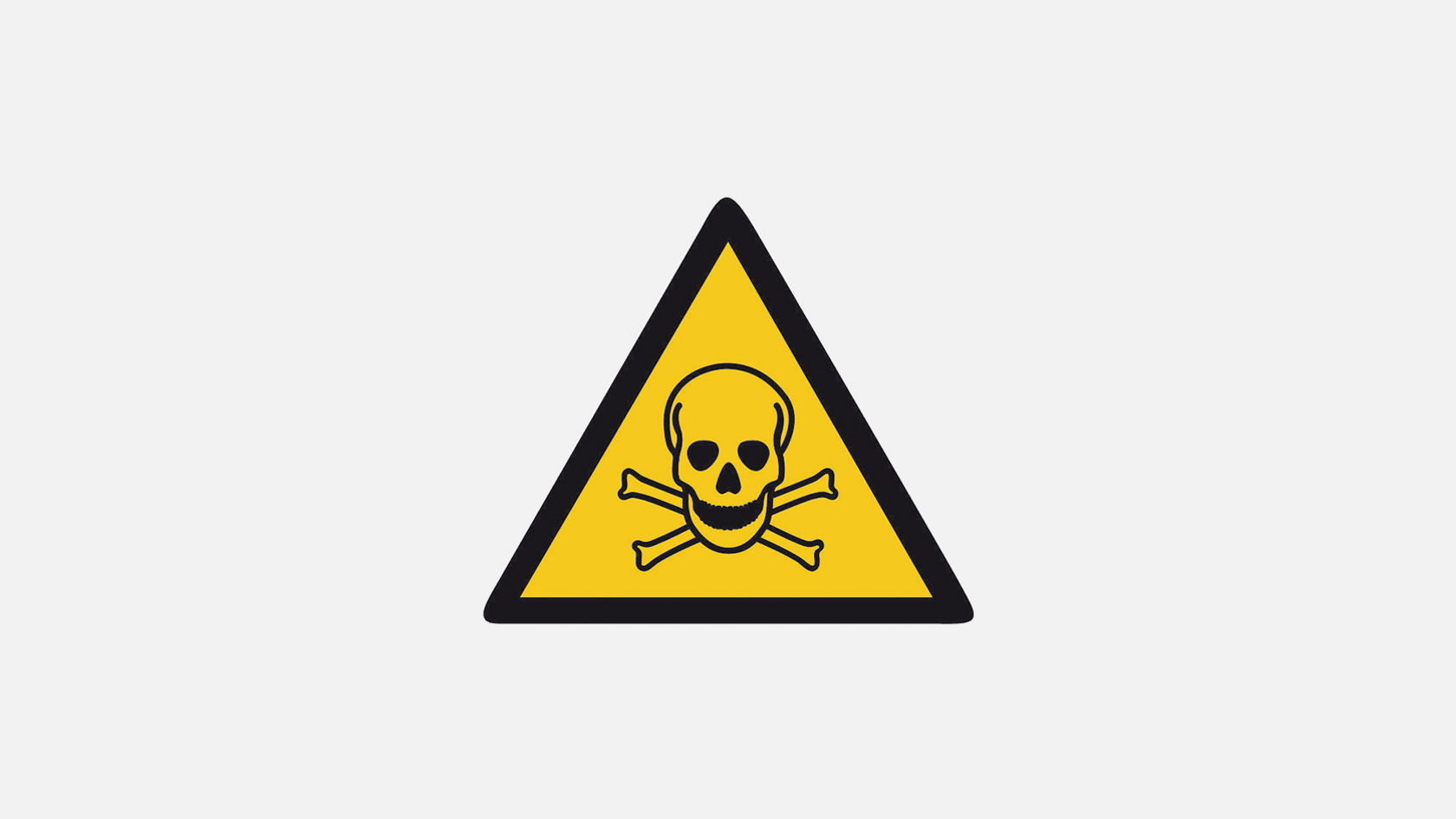 Ikoon Hoiatus mürgiste ja tervist kahjustavate ainete eest