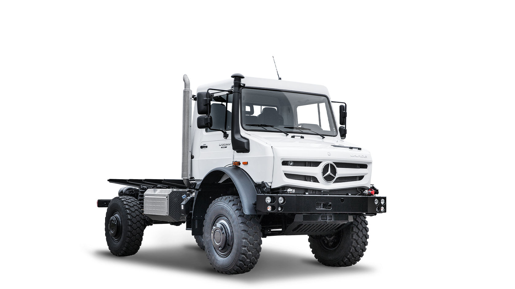 Hochgeländegängiger Unimog